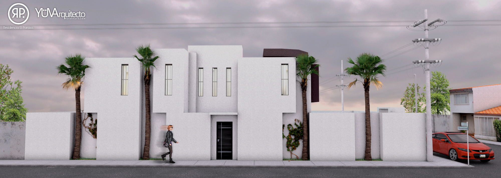 Proyecto: Residencia El Paraíso. Arq. Yuvanny Carrazco Álvarez.(2018)&nbsp; Render Vray 3.4, Arquitectos tijuana. 